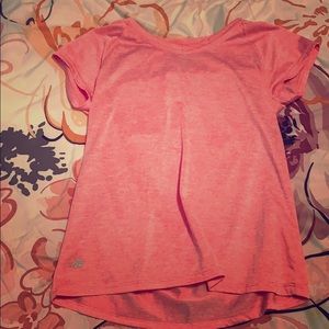 Pink kid or petite workout shirt